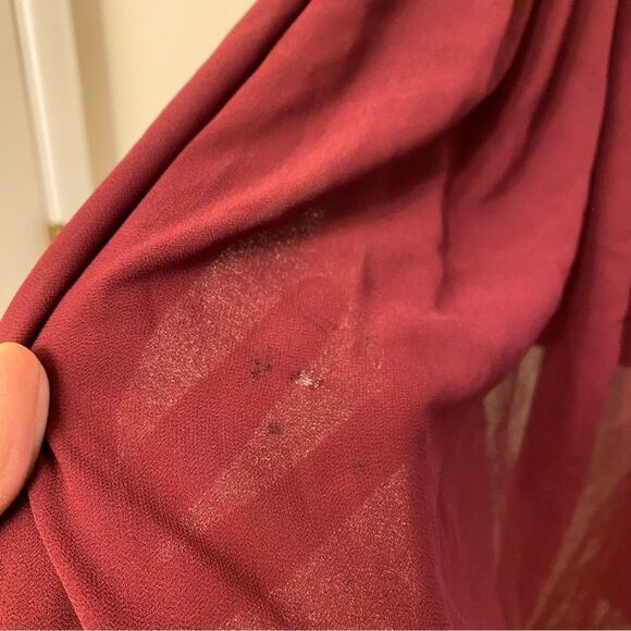 Weissman Slow me Down lyrical dance 9249 Burgundy Asymmetrical child LC - Picture 11 of 11